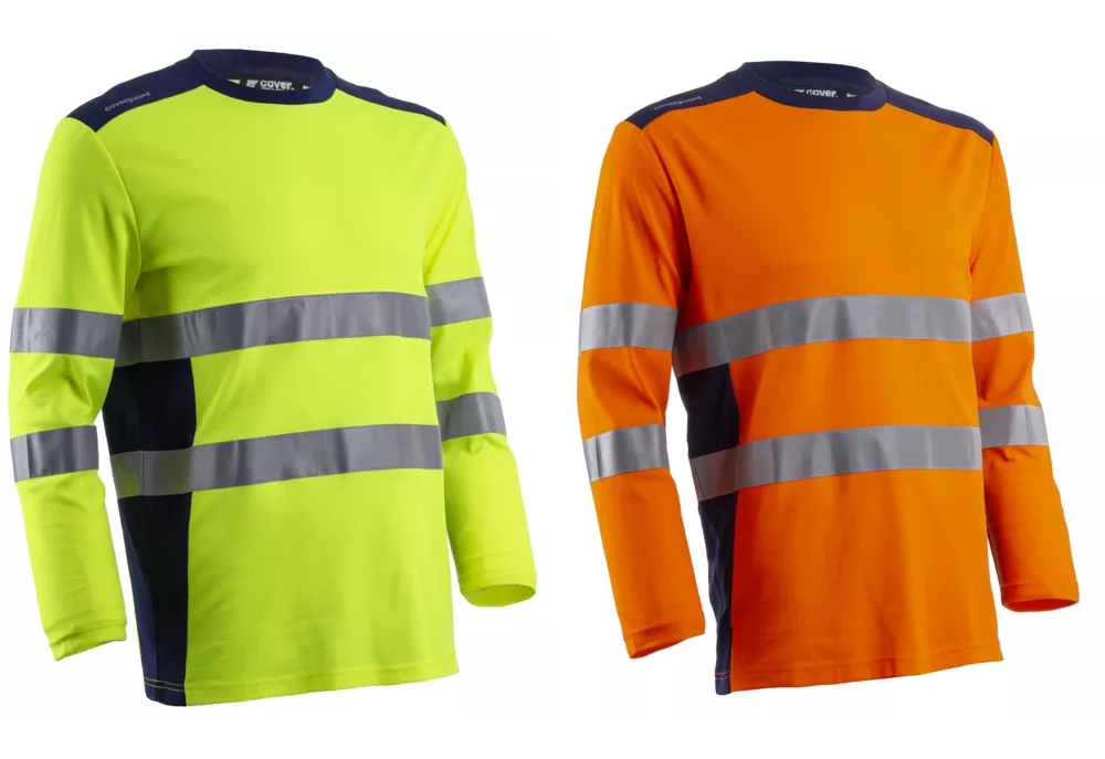 T-shirt manches longues - RIKKA - COVERGUARD 5RIK1 | Disponible en Jaune ou Orange